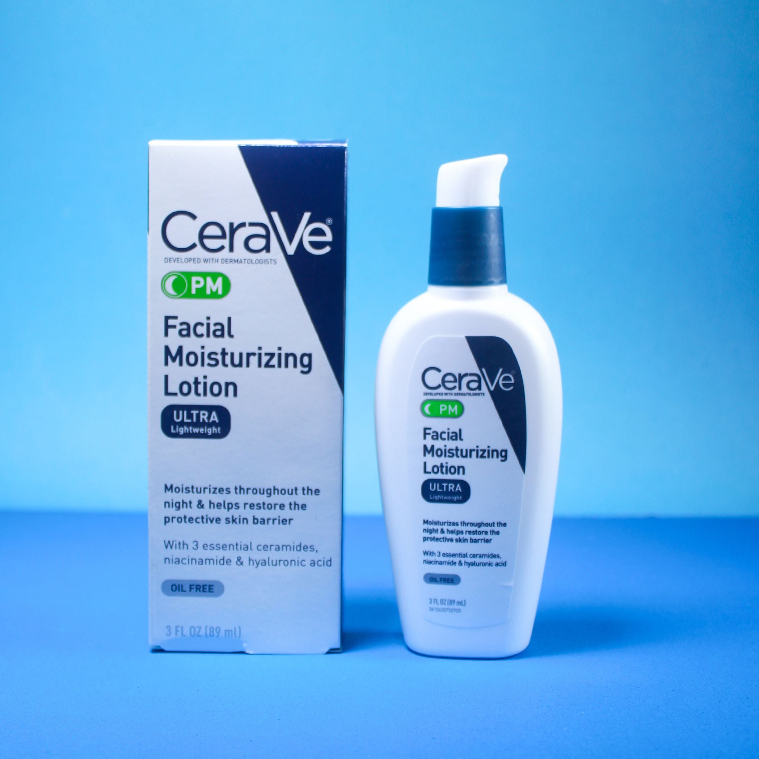 CeraVe PM Facial Moisturizing Lotion.